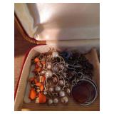 Small Jewelry Box Full of Earrings