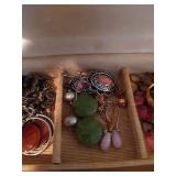 Small Jewelry Box Full of Earrings