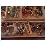 Small Jewelry Box Full of Earrings
