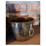 Brass Lamp, Spittoon, & Pot