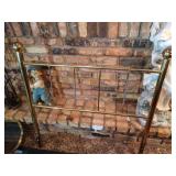 Vintage Brass Headboard & Adjustable Bed Frame