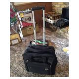 (2) Bags - Targis Rolling Carry-On & Gaming Bag
