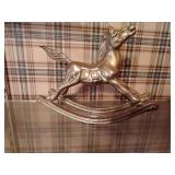 Brass Rocking Horse