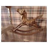 Brass Rocking Horse