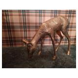 Leonard Solid Brass Deer