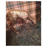 Leonard Solid Brass Deer