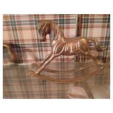 Brass Rocking Horse