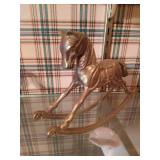 Brass Rocking Horse