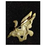 Silver Donkey Pin from Mexico - 5.1 Grams