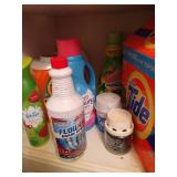 (3) Shelves of Laundry & Household Cleaners