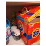 (3) Shelves of Laundry & Household Cleaners