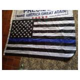 Trump Flag & Blue Line Flag