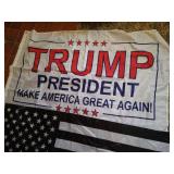 Trump Flag & Blue Line Flag