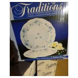 Large Lot of Johann Haviland Blue Garland China - (12) Place Settings