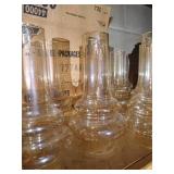 Large Lot of Glass Lamp Globes or Light Fixtures