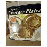 (2) Boxes of (8) Charger Plates