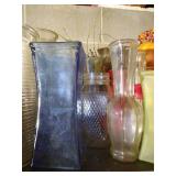 (2) Shelves of Vases, Pans, & Kitchen Tools