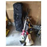 Golf Club Travel Bag, Golf Clubs, & Balls