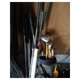 Golf Club Travel Bag, Golf Clubs, & Balls