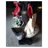 Golf Club Travel Bag, Golf Clubs, & Balls