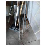 Fishing Rod, Rod Holders, & Empty Tackle Box