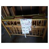 Vintage Folding Baby Crib