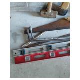 Levels, Saws, Axe, Sledgehammer