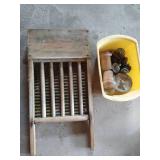 Vintage Washboard & Misc. Items