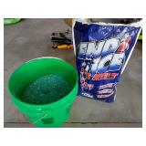 Bucket & Bag of Ice Melt
