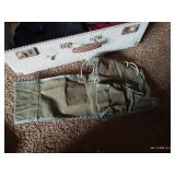 Vintage Suitcase with Military Clothing