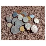 Lot of Foreign Coins - Mostly Asian from the 1960s