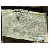 Large Lot of Vintage Flight Combat Maps from Asia & Vietnam