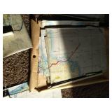 Large Lot of Vintage Flight Combat Maps from Asia & Vietnam