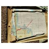 Large Lot of Vintage Flight Combat Maps from Asia & Vietnam