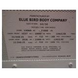 BLUEBIRD 77 PASSENGER, YELLOW SCHOOL BUS