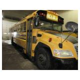 BLUEBIRD 77 PASSENGER, YELLOW SCHOOL BUS
