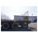 1995 Ford L9000 Flatbed With Mounted Fassi F330 Knuckle Boom Crane