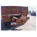 1995 Ford L9000 Flatbed With Mounted Fassi F330 Knuckle Boom Crane