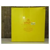 Ring Pool 105 gal Round Kiddie Pool - Yellow/Pink/Navy - Sun Squad™: PVC Inflatable for Kids