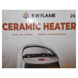 R.W.FLAME Portable Electric Space Heater, Small Ceramic Heater Fan with Thermostat