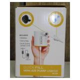 Intex Quick Fill Cylinder Mini USB Air Pump: Universal Electric Airbed Device