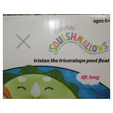 BigMouth x Squishmallows Original Tristan the Triceratops Giant Pool Float