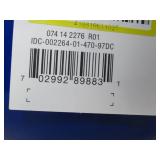 Mini Plastic Table Lamp with Glass Orb Blue- Room Essentials