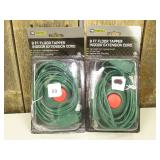 Pro Essentials Floor Tapper Indoor Extension Cord, 9 ft  (set of 2)
