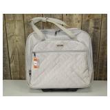 VEVOR Rolling laptop bag, Wheeled Briefcase, Roller Computer Tote Bag, Tan