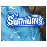 SwimWays Spring Float Recliner Swim Lounger for Pool or Lake with Hyper-Flate Valve - Blue