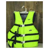 Speedo Adult Basic Life Jacket Vest - Lime Green