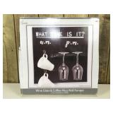 Trueliving Essentials Wine Glass & Coffee Mug Wall Hanger