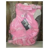 Arblina Escape-proof Dog Harness, Handle & Front Clip, Pink, Large