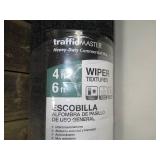 Black 48 in. x 72 in. Synthetic Fiber and Recycled Rubber Commercial Door Mat